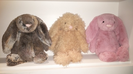 with every baby someone has given us one of these adorable bunnies